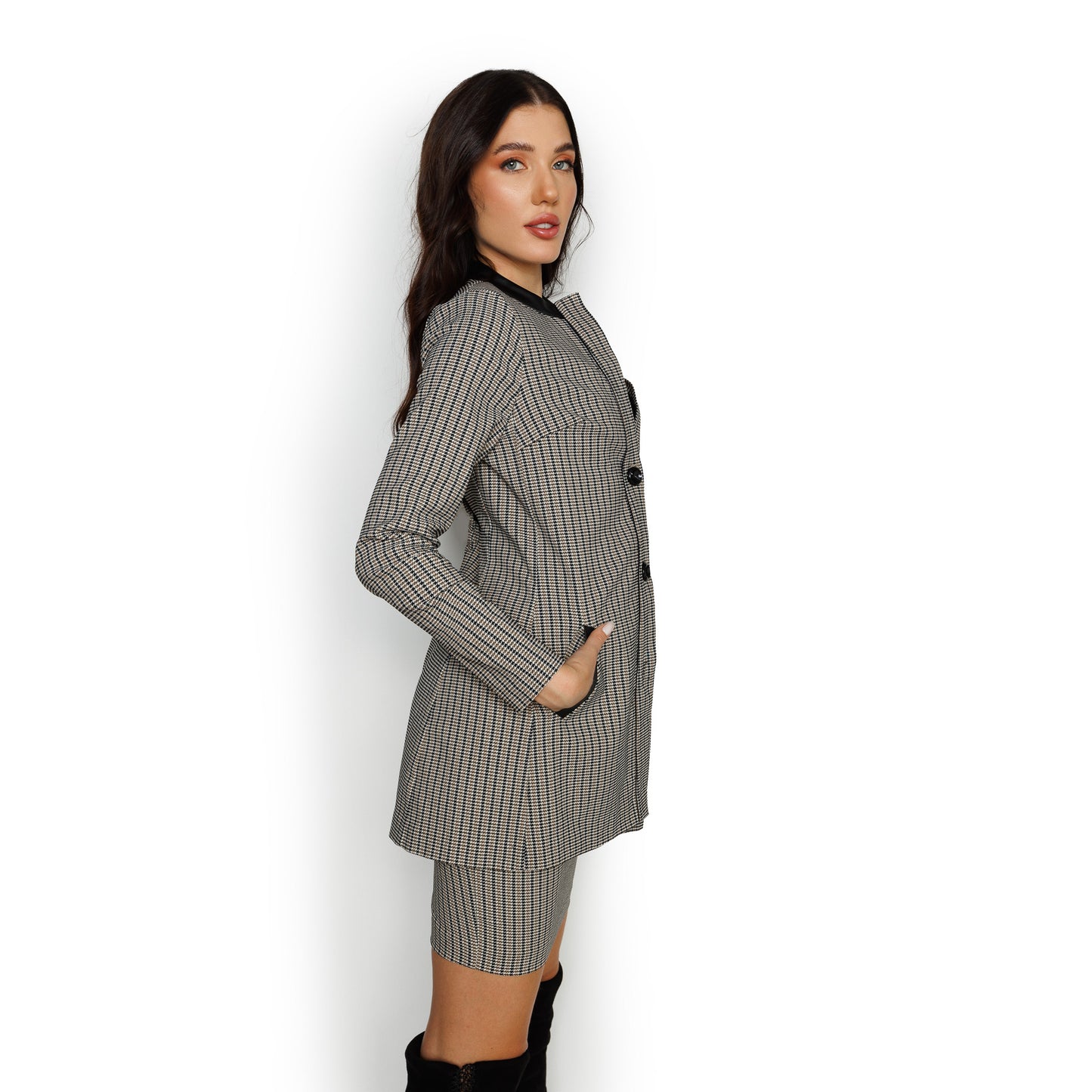 EVA MODA | SACO ILENA | FORMAL | GRIS